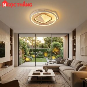 Đèn ốp trần phong cách Hàn Quốc trang trí phòng khách phòng ngủ trong nhà 220V MT8027 Ngọc Thắng