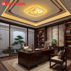 Đèn ốp trần phong cách Hàn Quốc trang trí phòng khách phòng ngủ trong nhà 220V MT8028 Ngọc Thắng - Ảnh 6