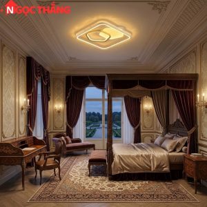 Đèn ốp trần phong cách Hàn Quốc trang trí phòng khách phòng ngủ trong nhà 220V MT8028 Ngọc Thắng - Ảnh 5
