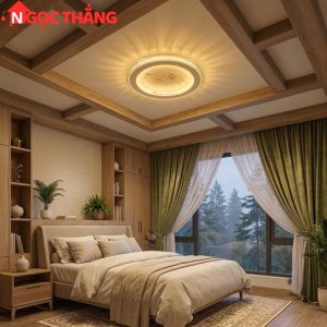Đèn ốp trần phong cách Hàn Quốc trang trí phòng khách phòng ngủ trong nhà 220V MT9500 Ngọc Thắng - Ảnh 8