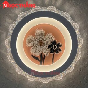 Đèn ốp trần phong cách Hàn Quốc trang trí phòng khách phòng ngủ trong nhà 220V MT9906 Ngọc Thắng - Ảnh 7