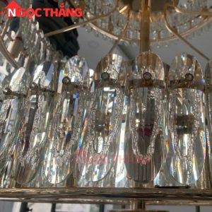 Đèn thả trần pha lê thông tầng 2m1 trang trí phòng khách sảnh khách sạn trong nhà 696W 220V TPL2199T5 Ngọc Thắng - Ảnh 13