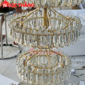 Đèn thả trần pha lê thông tầng 2m1 trang trí phòng khách sảnh khách sạn trong nhà 696W 220V TPL2199T5 Ngọc Thắng - Ảnh 15
