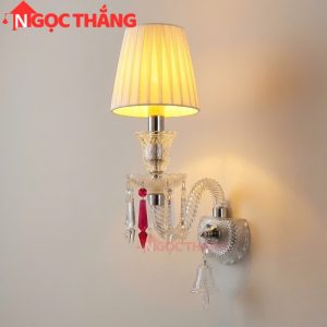 Alternative view of Đèn treo tường pha lê trang trí phòng khách phòng ngủ cầu thang Led 3 màu 24W VDC9801T2 Ngọc Thắng