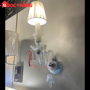 Alternative view of Đèn treo tường pha lê trang trí phòng khách phòng ngủ cầu thang Led 3 màu 12W 220V VDC9801T1 Ngọc Thắng