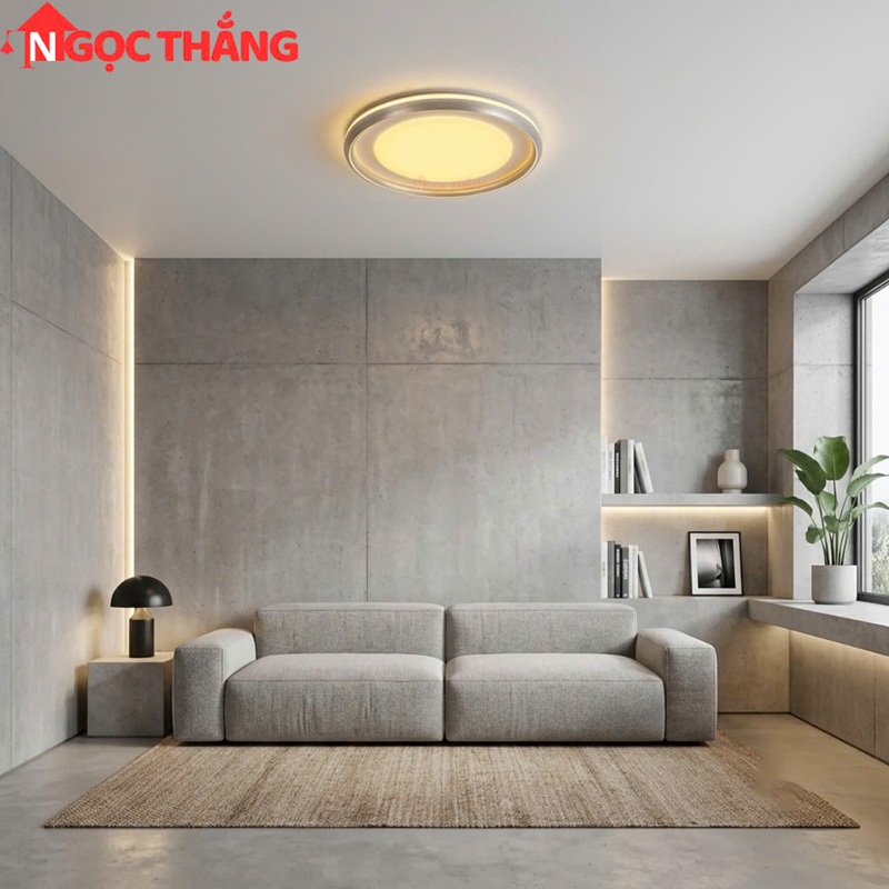 Đèn ốp trần phong cách Hàn Quốc trang trí phòng khách phòng ngủ trong nhà 220V MT2405B Tân Phát