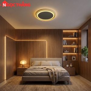 Đèn ốp trần phong cách Hàn Quốc trang trí phòng khách phòng ngủ trong nhà 220V MT2408 Tân Phát - Ảnh 4