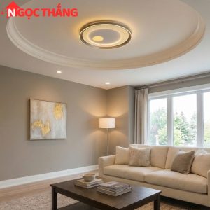 Alternative view of Đèn ốp trần phong cách Hàn Quốc trang trí phòng khách phòng ngủ trong nhà 220V MT2410 Tân Phát