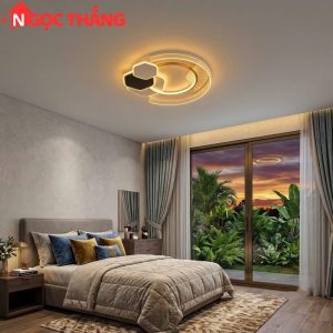 Đèn ốp trần phong cách Hàn Quốc trang trí phòng khách phòng ngủ trong nhà 220V MT336 Ngọc Thắng - Ảnh 3