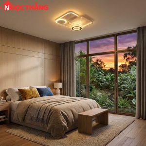 Đèn ốp trần phong cách Hàn Quốc trang trí phòng khách phòng ngủ trong nhà 220V MT391 Ngọc Thắng - Ảnh 2
