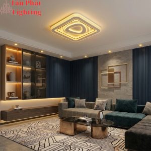 Đèn ốp trần phong cách Hàn Quốc trang trí phòng khách phòng ngủ trong nhà 220V MT8280/2 Ngọc Thắng - Ảnh 7