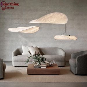 Đèn thả trần bàn ăn 80cm trang trí phòng ngủ phòng khách Led 3 chế độ màu THD27 Ngọc Thắng