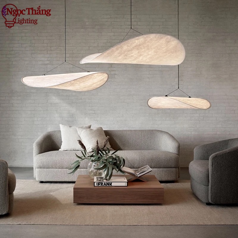 Đèn thả trần bàn ăn 80cm trang trí phòng ngủ phòng khách Led 3 chế độ màu THD27 Ngọc Thắng