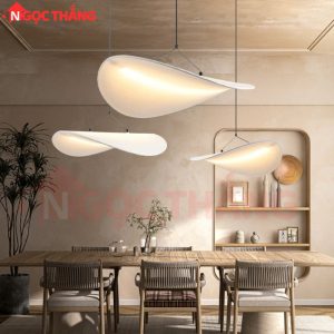 Đèn thả trần bàn ăn 80cm trang trí phòng ngủ phòng khách Led 3 chế độ màu THD27 Ngọc Thắng - Ảnh 10