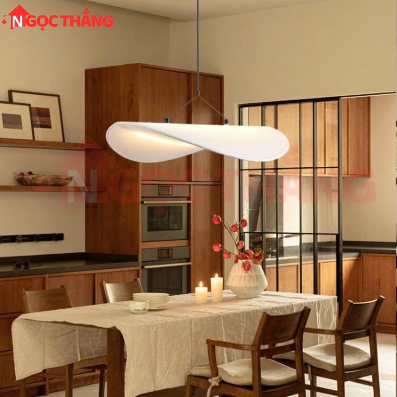 Đèn thả trần bàn ăn 80cm trang trí phòng ngủ phòng khách Led 3 chế độ màu THD27 Ngọc Thắng - Ảnh 9
