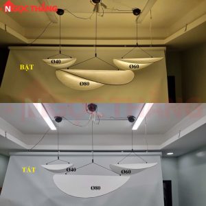 Đèn thả trần bàn ăn 80cm trang trí phòng ngủ phòng khách Led 3 chế độ màu THD27 Ngọc Thắng - Ảnh 7