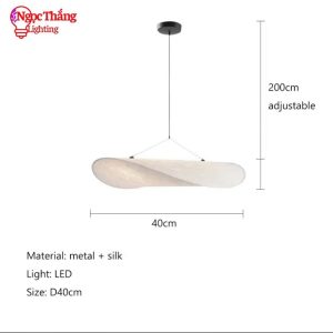 Alternative view of Đèn thả trần bàn ăn 80cm trang trí phòng ngủ phòng khách Led 3 chế độ màu THD27 Ngọc Thắng