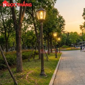 Đèn trụ năng lượng mặt trời trang trí sân vườn công viên TD64 Ngọc Thắng - Ảnh 6