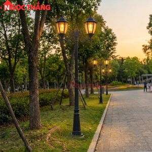 Đèn trụ năng lượng mặt trời trang trí sân vườn công viên TD64 Ngọc Thắng - Ảnh 7